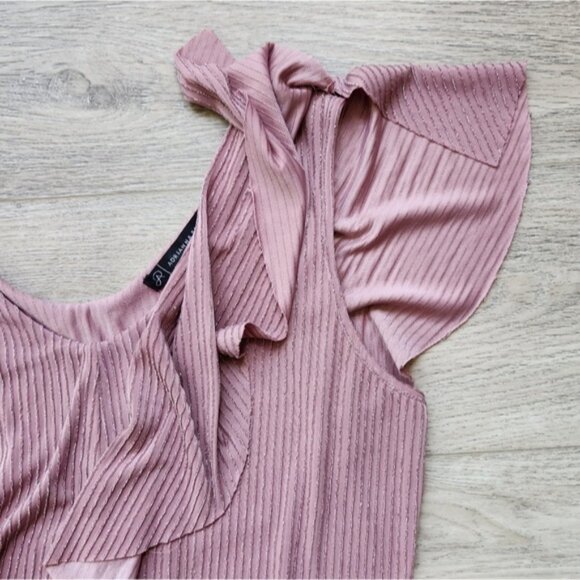 Adrianna Papell Shirt Womens Medium Short Sleeves Drape Flowy Top - Picture 3 of 11